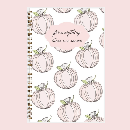 For Everything There Is A Season 5.5 x 8.5 Spiral Hardcover Notebook