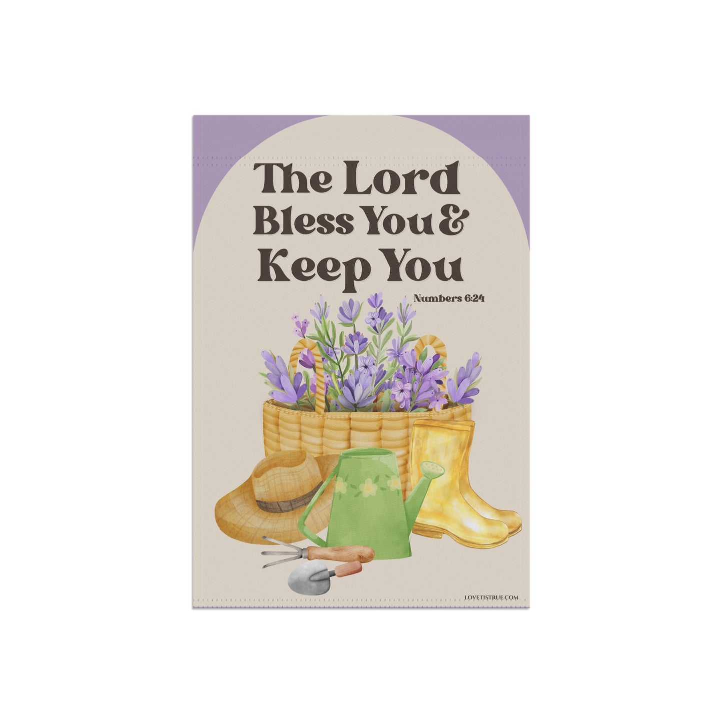 The Lord Bless You & Keep You – Numbers 6:24 - Welcome Garden Flag