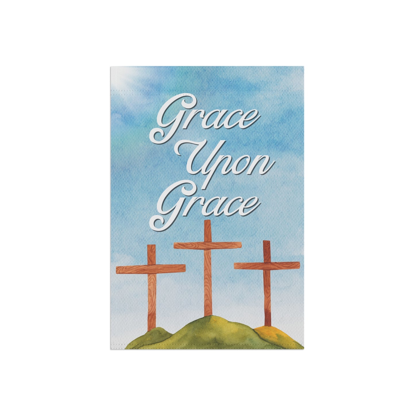 Grace Upon Grace Garden Flag – John 1:16