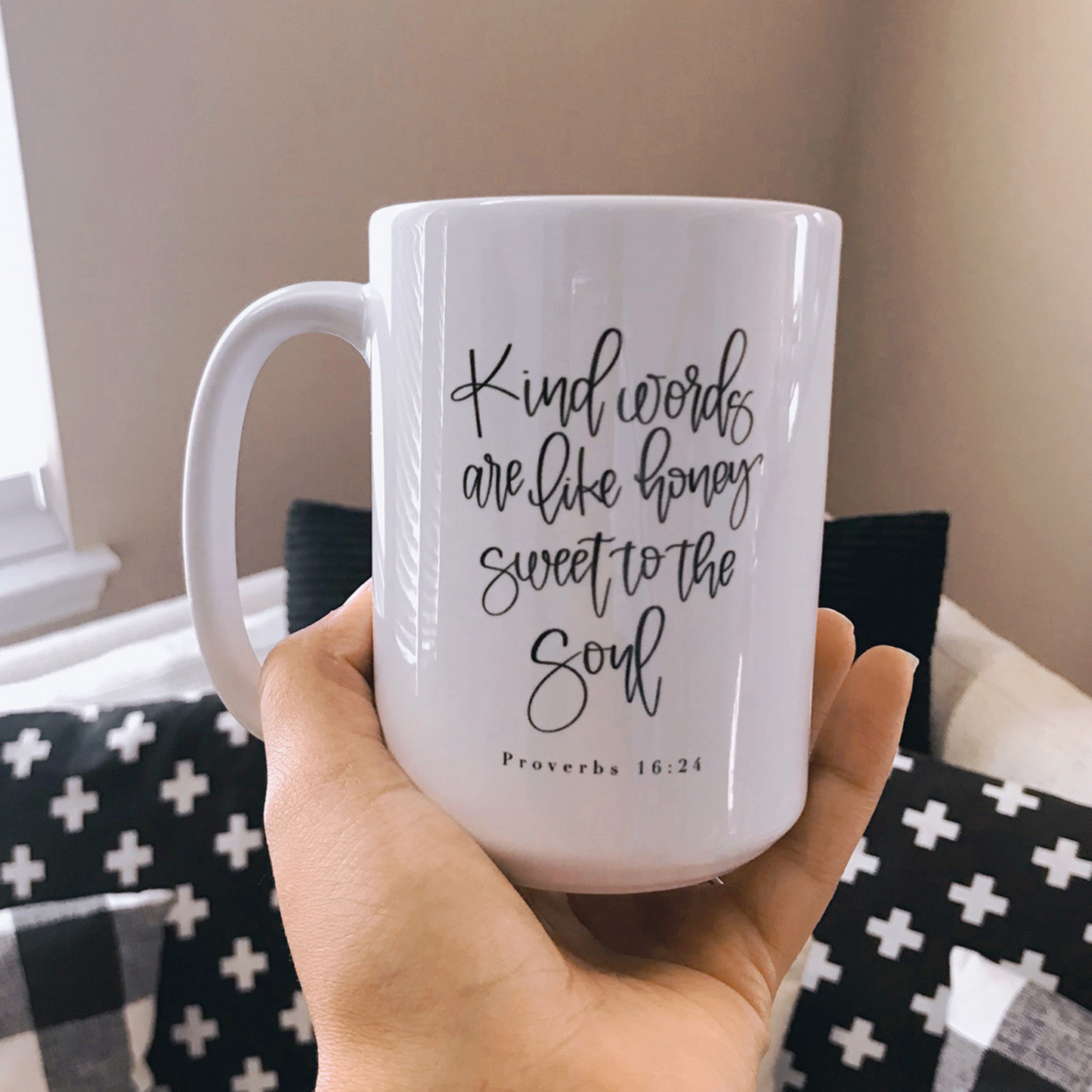 Proverbs 16:24 - Bible Verse mug