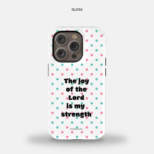 Joy is My Strength iPhone 14 Pro MagSafe Tough Case