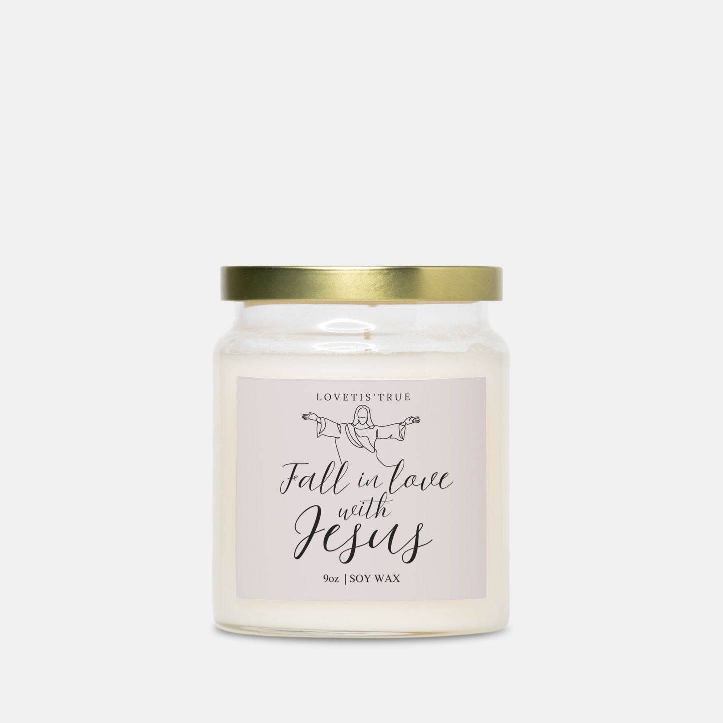 Fall in Love 9oz Inspirational Candle Jar