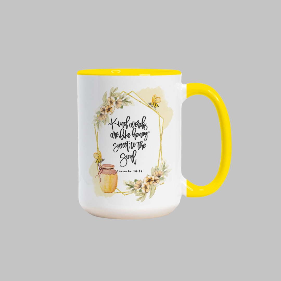 Kind Words 15oz Bible Verse Mugs