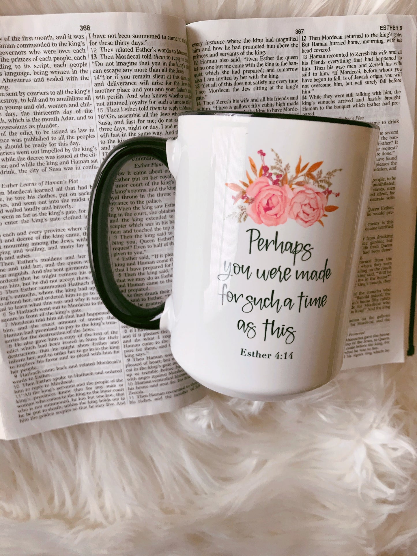 Esther 4:14 Bible Verse Mugs