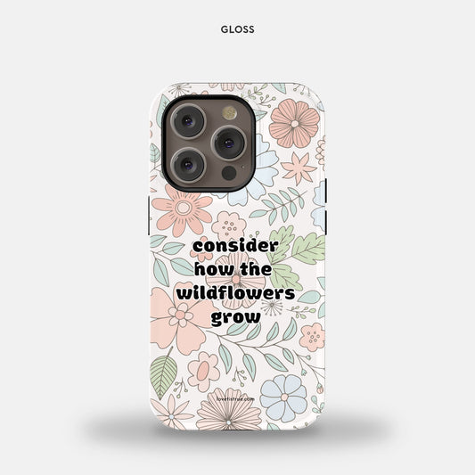 Consider How The Wildflowers Grow iPhone 14 Pro MagSafe Tough Mobile Phone Case