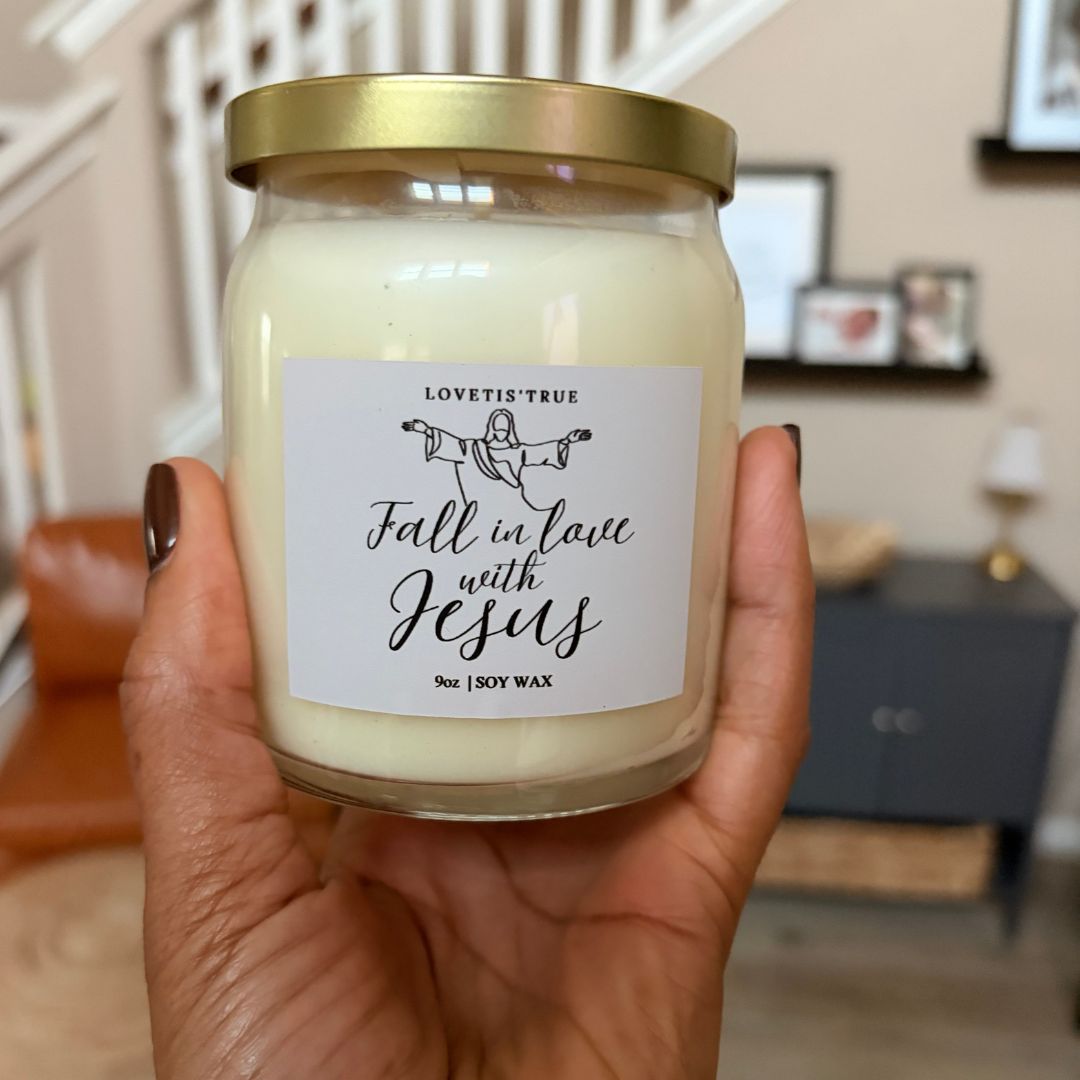 Fall in Love 9oz Inspirational Candle Jar