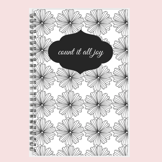 Count It All Joy Notebook Hardcover Spiral 5.5 x 8.5