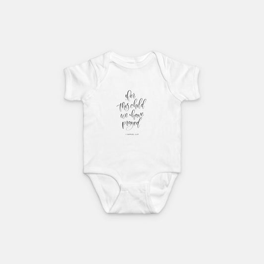 This Child We Have Prayed Baby One Piece