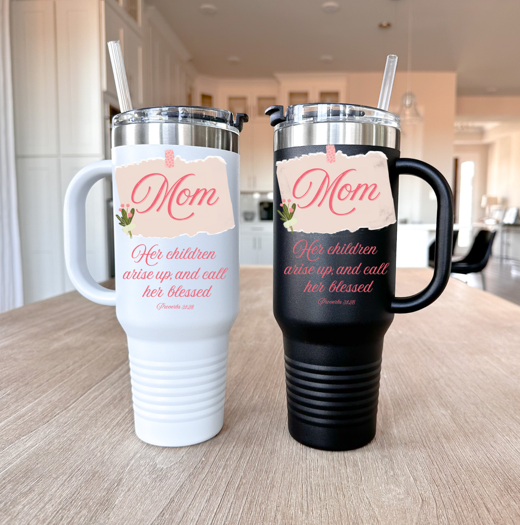 Mom's Blessing 40oz Insulated Travel Mug – LOVETIS'TRUE