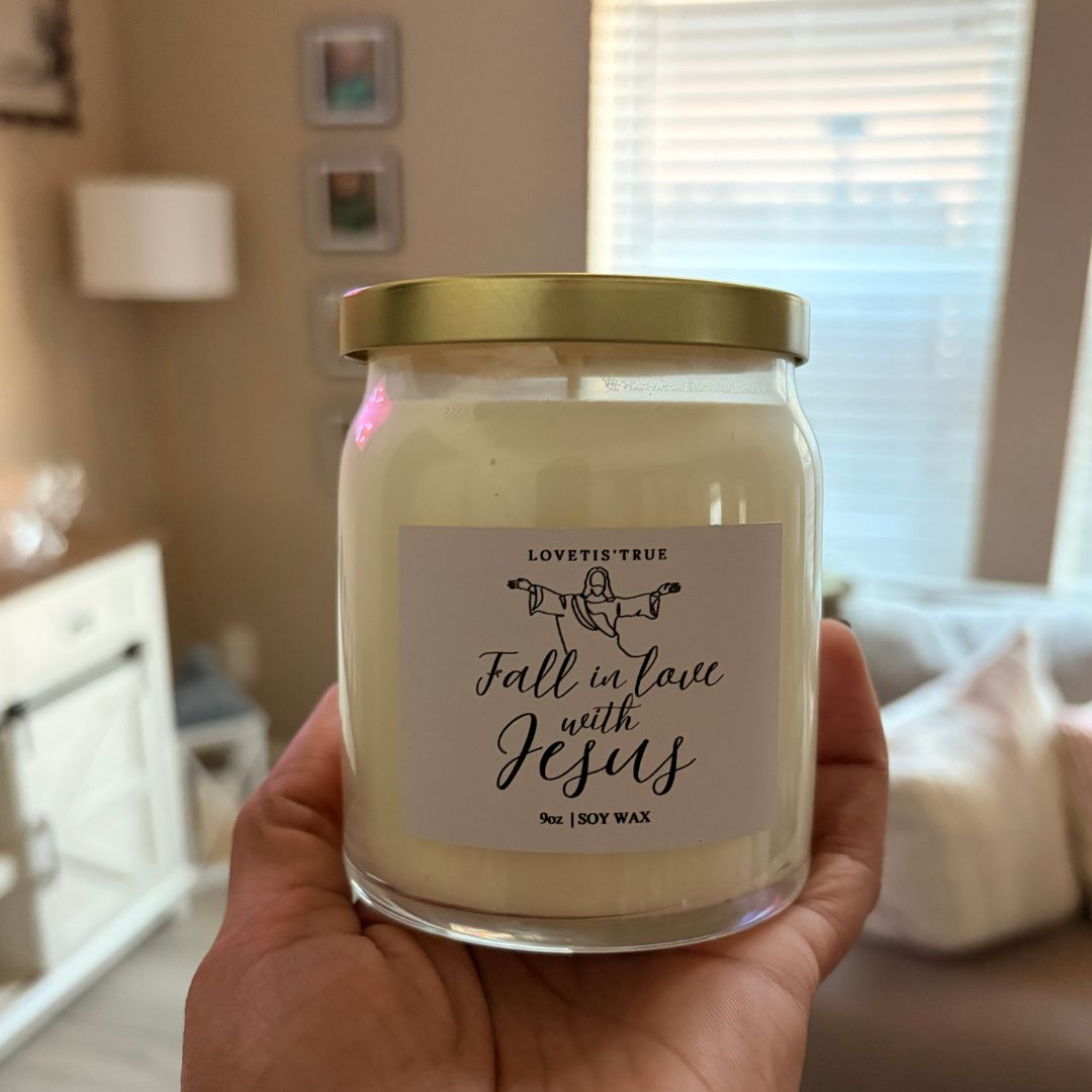 Fall in Love 9oz Inspirational Candle Jar