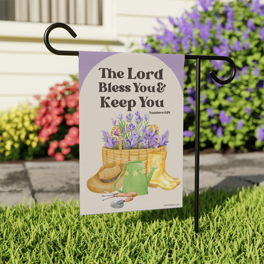The Lord Bless You & Keep You – Numbers 6:24 - Welcome Garden Flag