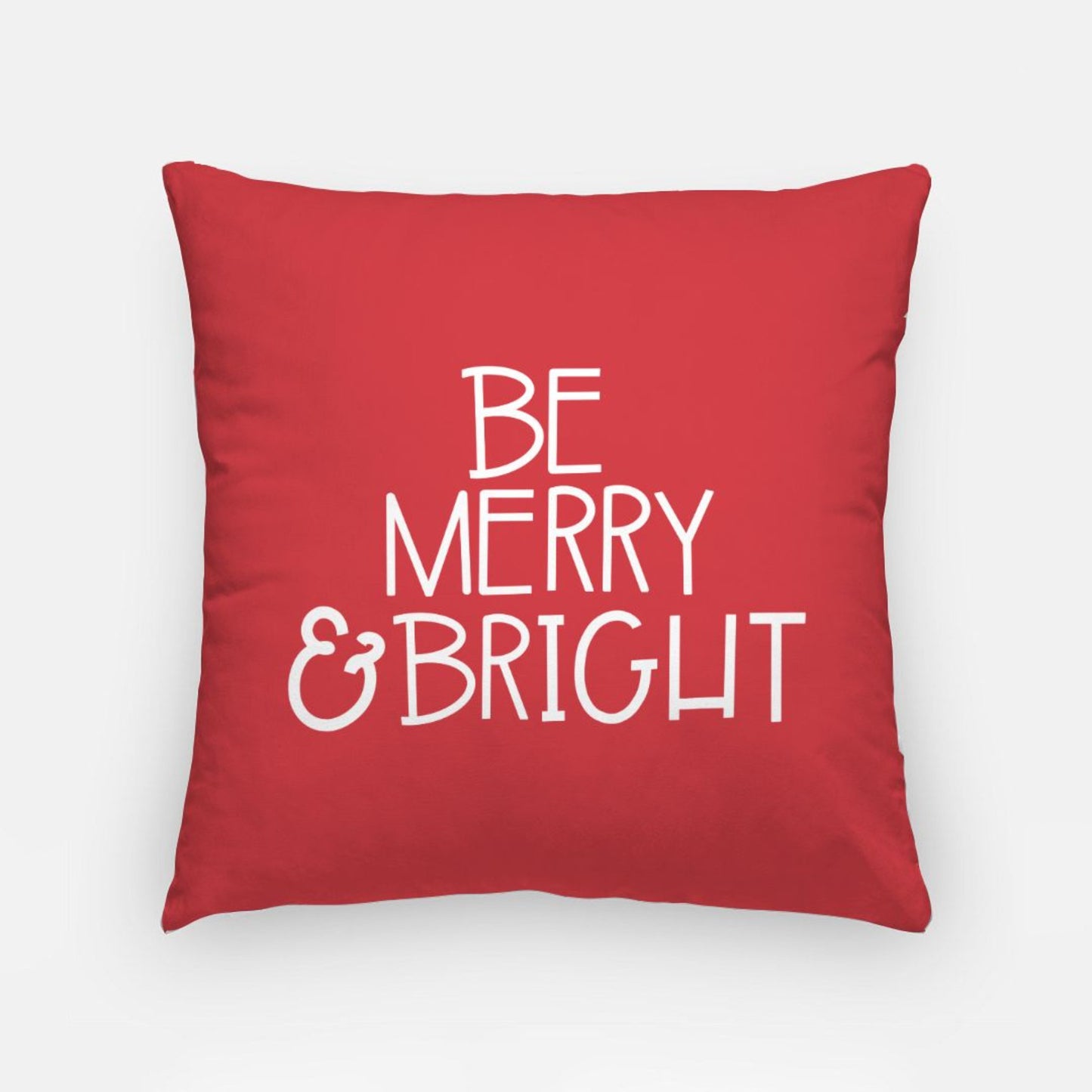 Be Merry & Bright - Pillowcase Throw Pillow