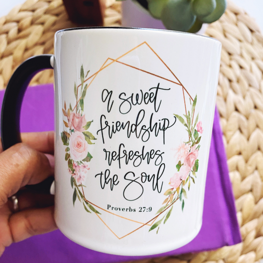 Proverbs 27:9 - Christian Mug