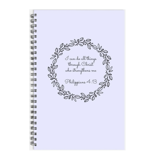 All Things Lavender 5.5 x 8.5 Spiral Hardcover Notebook