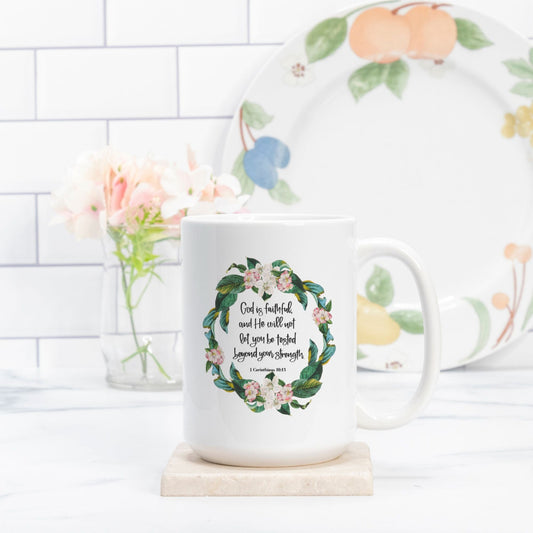 1 Corinthians 10:13 Christian Mug