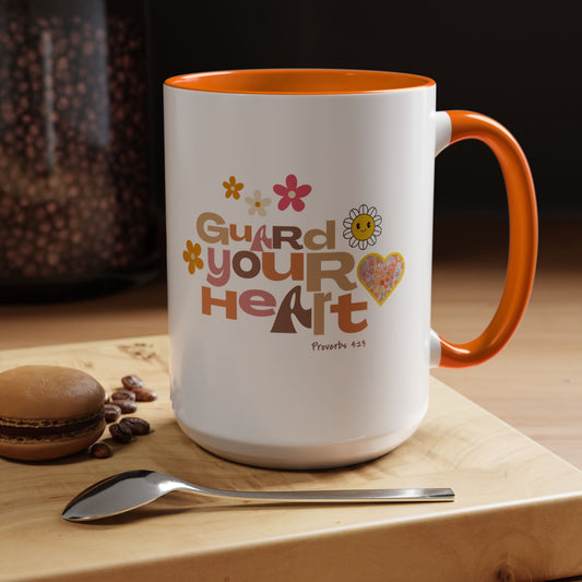 Guard Your Heart - Proverbs 4:23 Bible Verse Mugs