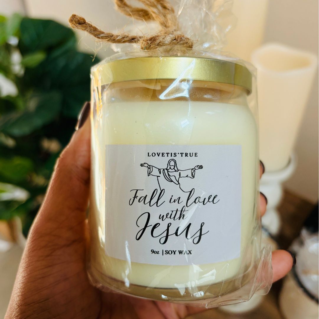 Fall in Love 9oz Inspirational Candle Jar