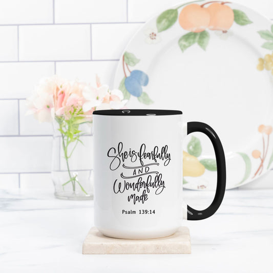 Psalm 139:14 - Bible Verse Mugs