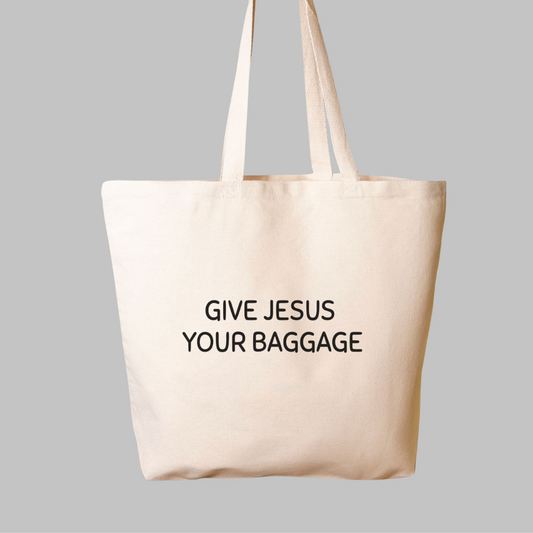 Regálale tu bolso tote de lona de algodón natural de gran tamaño embolsado