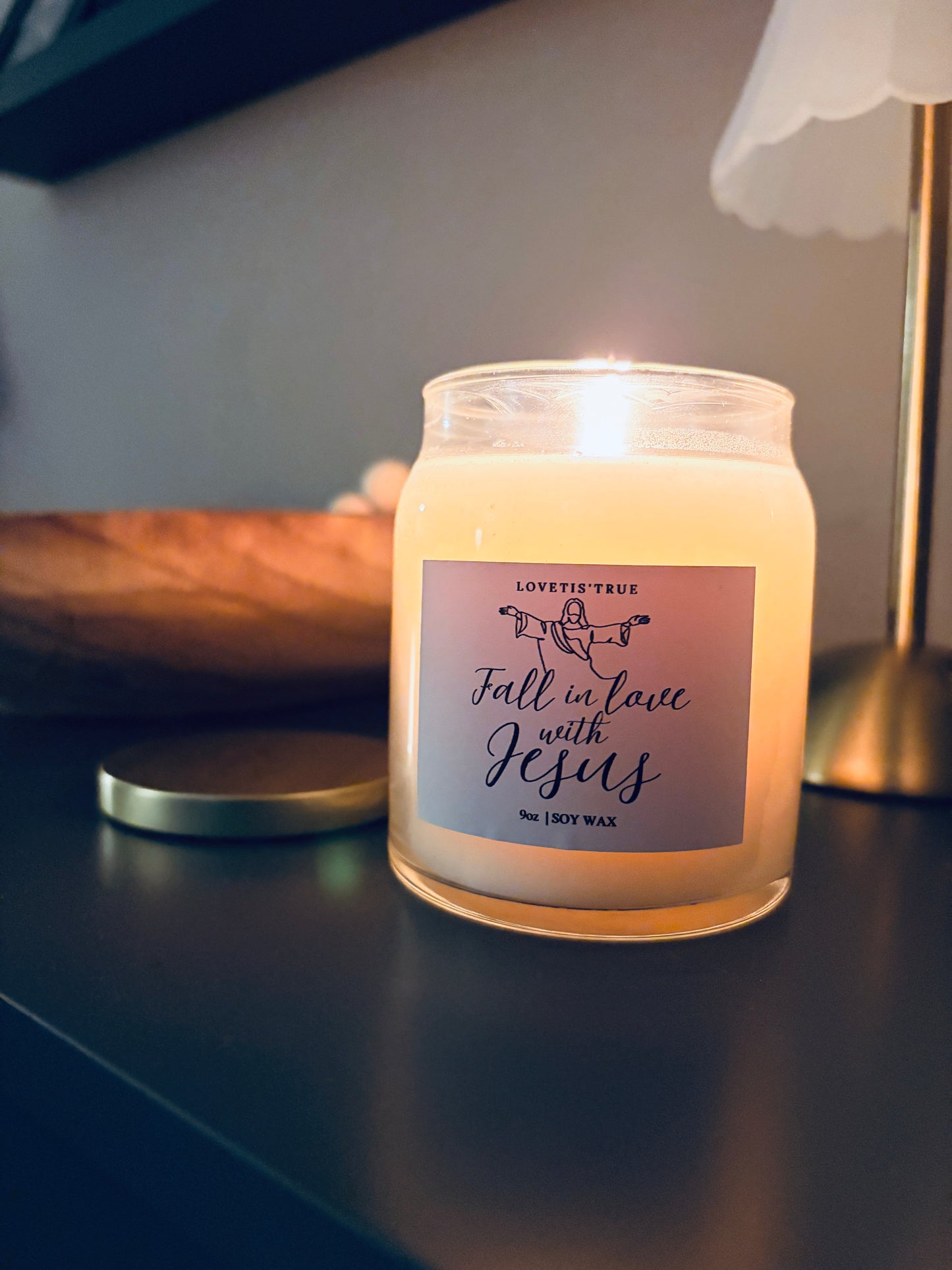 Fall in Love 9oz Inspirational Candle Jar