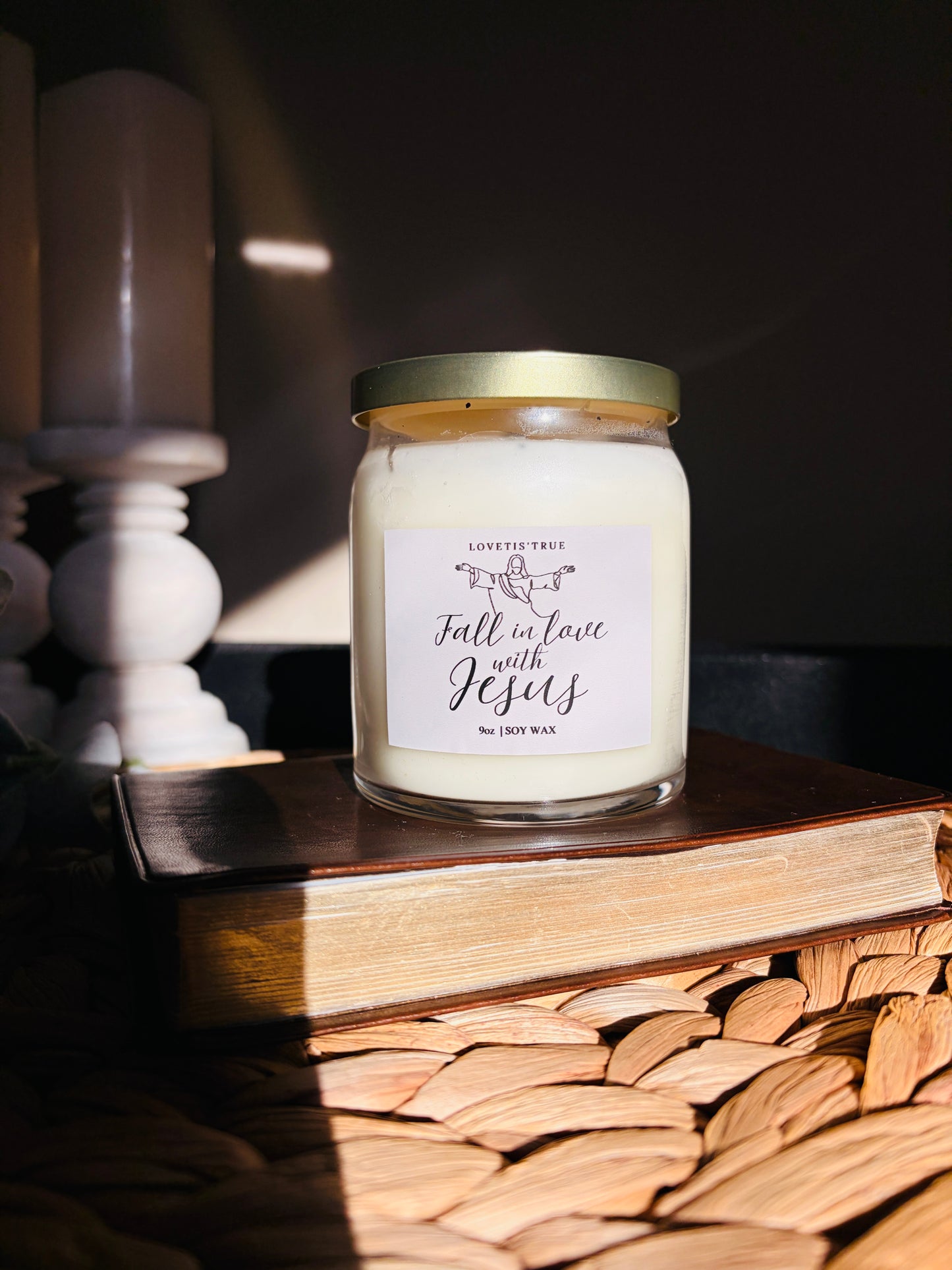 Fall in Love 9oz Inspirational Candle Jar