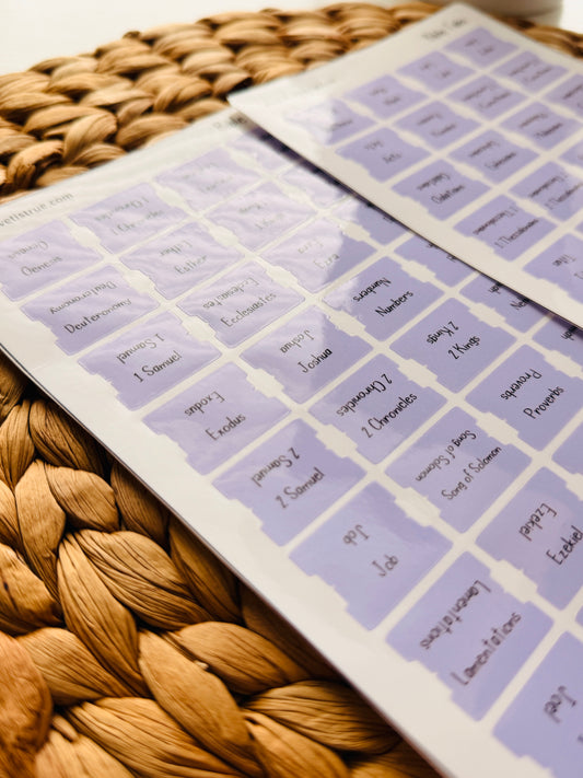 Pestañas Bíblicas Laminadas Mini - Hojas de Primavera