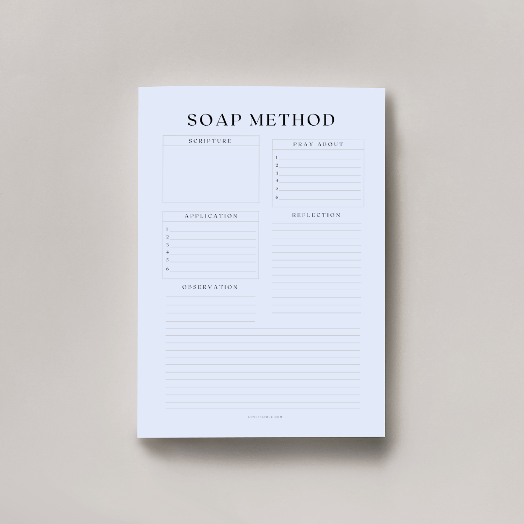 SOAP Method Worksheet (Digital File)