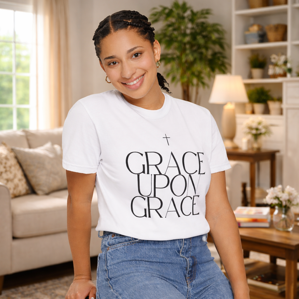 Grace Upon Grace - Christian Women's T-shirt