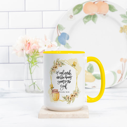 Kind Words 15oz Bible Verse Mugs