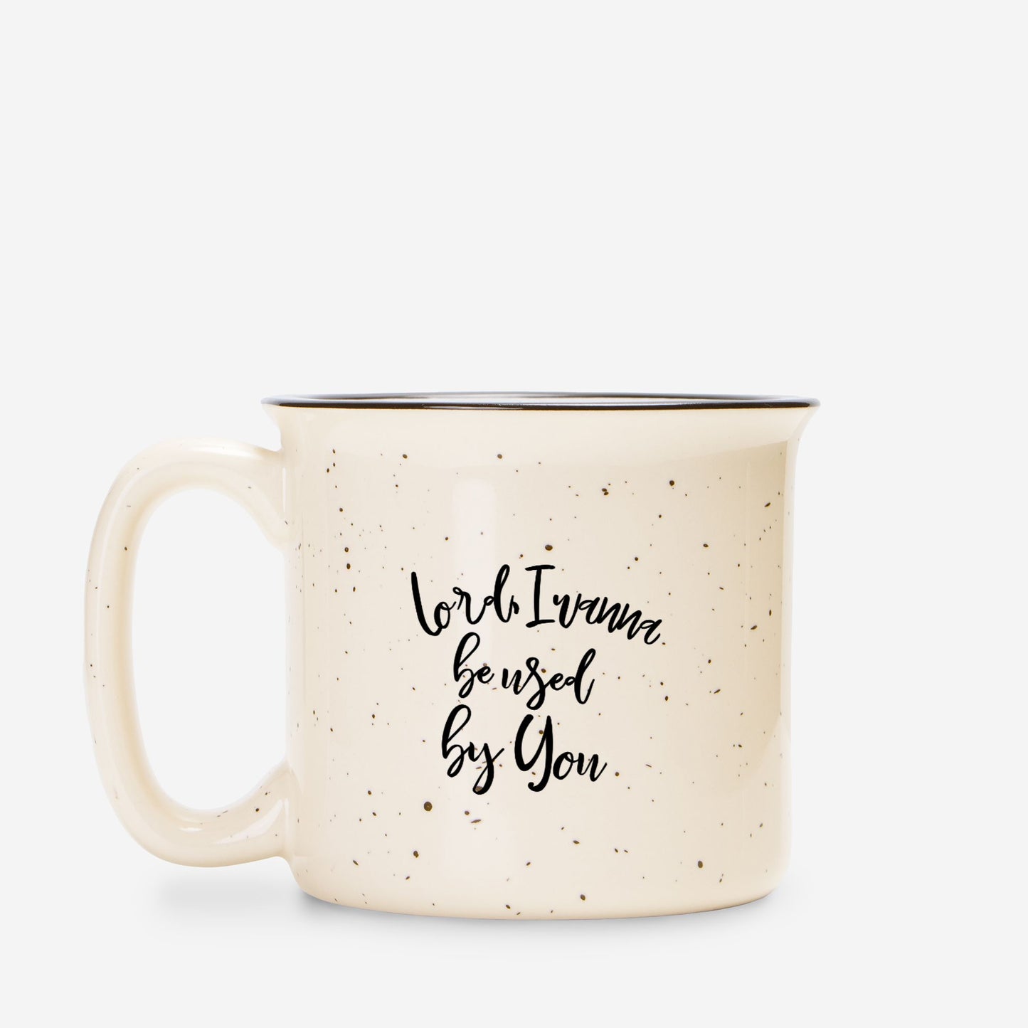 Used By You Speckled Cream 13oz Mug