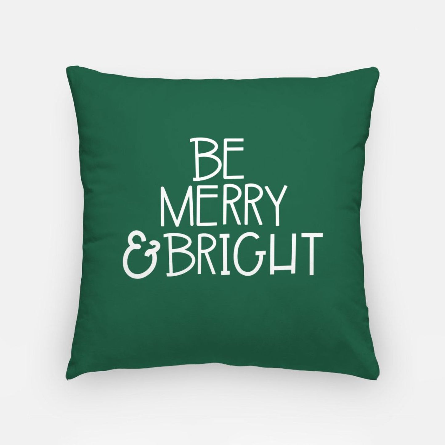 Be Merry & Bright - Pillowcase Throw Pillow
