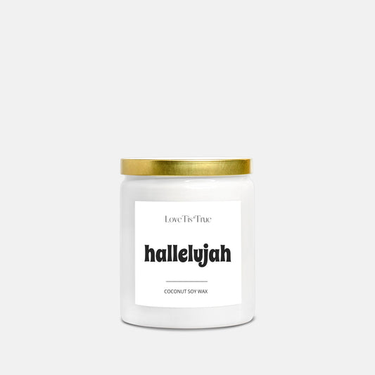 Vela de cerámica Aleluya de 8 oz