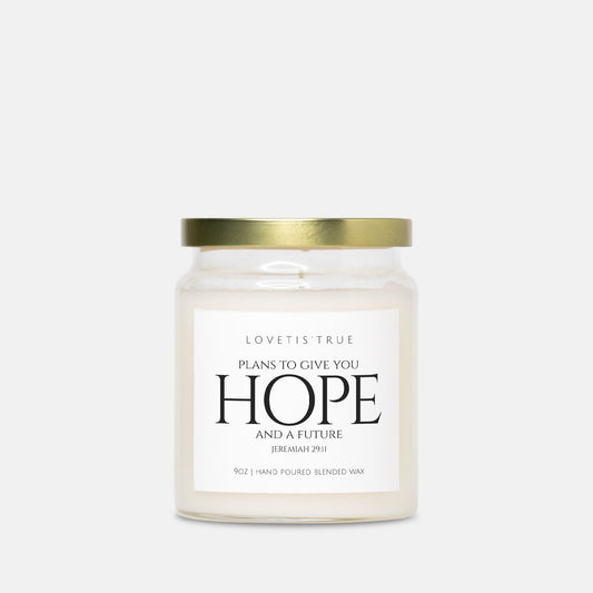 Vela en tarro Hope de 9 oz