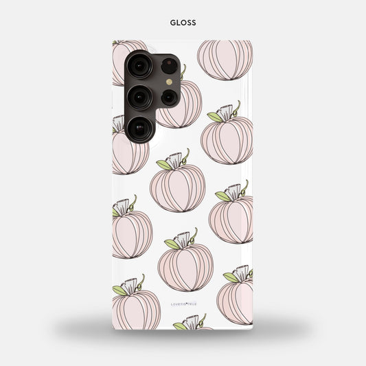 Pink Pumpkin Patch Samsung Galaxy S23 Ultra Slim Mobile Phone Case