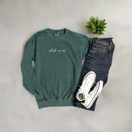 Sudadera con cuello redondo Abide In Me