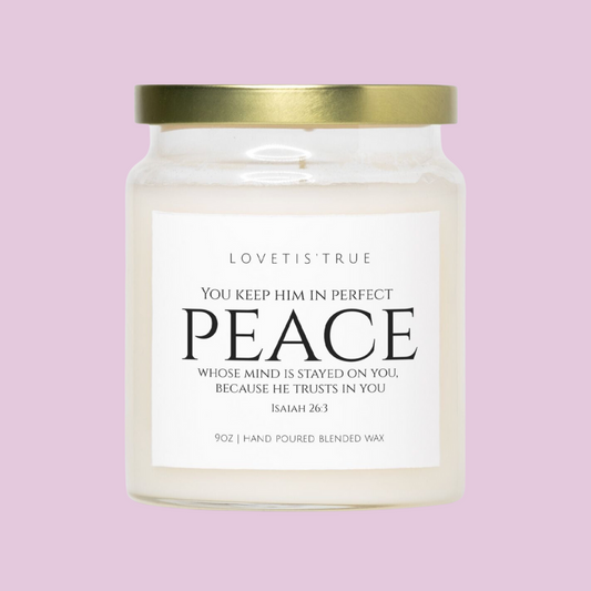 Peace 9oz Jar Candle