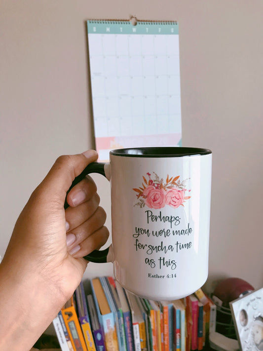 Esther 4:14 Bible Verse Mugs