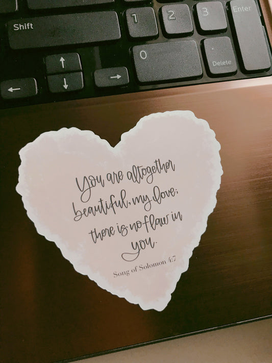 Canción de Salomón 4:7 - Versículo bíblico | EL AMOR ES VERDADERO