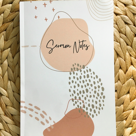 Notas del sermón - Diario de 120 páginas a rayas