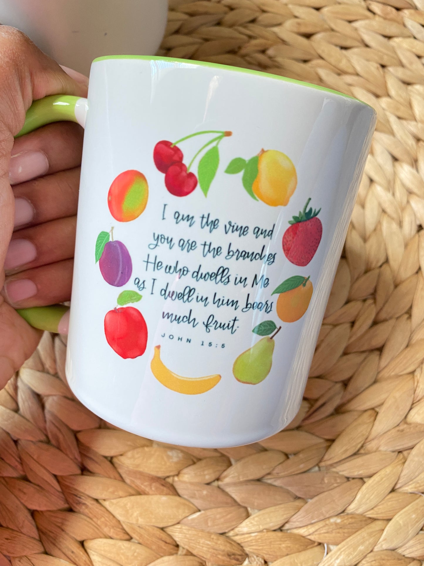 I am the vine - John 15:5 Christian Mug